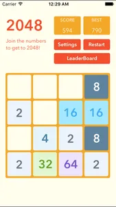 2048 - Best Puzzle Games screenshot 1