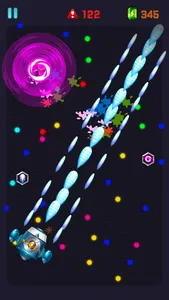 Chaos Milky Way - Dodge Avoid Barrage Action Game screenshot 1