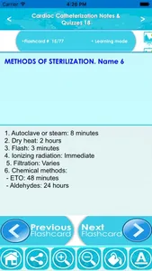 Cardiac Cath Exam Review App screenshot 2