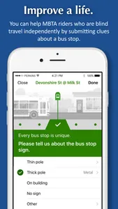 BlindWays: bus stop navigation screenshot 0