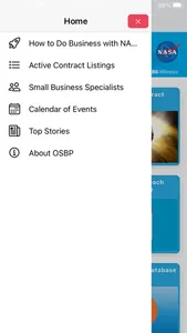 NASA OSBP Mobile screenshot 1