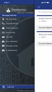 Parishioners FCU screenshot 1