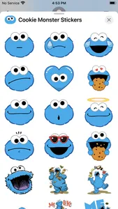 Cookie Monster Stickers screenshot 1