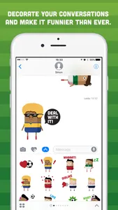 Brickmoji Stickers: Soccer Edition screenshot 3