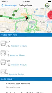 Dublin Public Transport screenshot 2