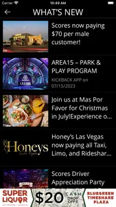 VEGAS KICKBACK APP screenshot 2