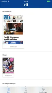 VLT e-tidning screenshot 0