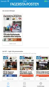 Fagersta-Posten e-tidning screenshot 0