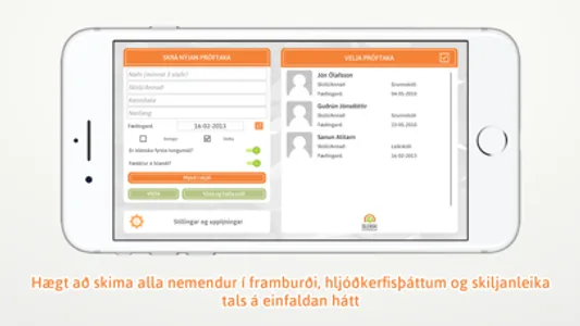 Íslenski málhljóðamælirinn screenshot 1