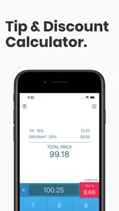 Tip Calculator: Tax & Discount screenshot 0