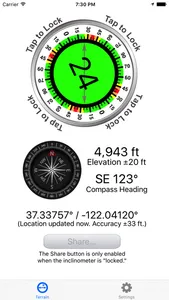 Avalanche Inclinometer screenshot 1