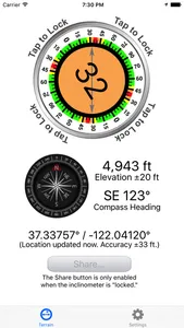 Avalanche Inclinometer screenshot 2