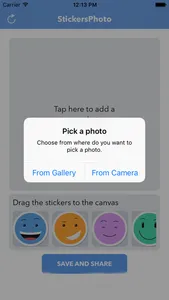Photo Stickers Emoji Booth : Emoticon for Pictures screenshot 1