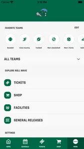 Tulane Green Wave screenshot 3