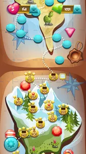 Treasure Hunt - Jewels Match screenshot 1