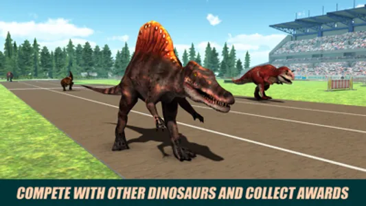 Jurassic Dino Racing Challenge 3D screenshot 0