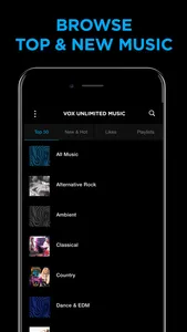 VOX Unlimited Music - Music Player & Streamer screenshot 2