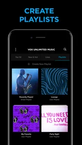 VOX Unlimited Music - Music Player & Streamer screenshot 3