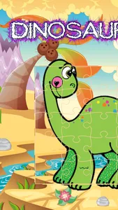 Pre-K Activities Puzzles - Dinosaur Jigsaw Game screenshot 0