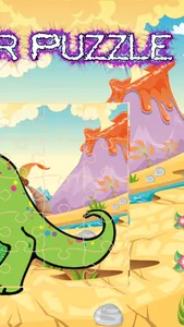Pre-K Activities Puzzles - Dinosaur Jigsaw Game screenshot 1