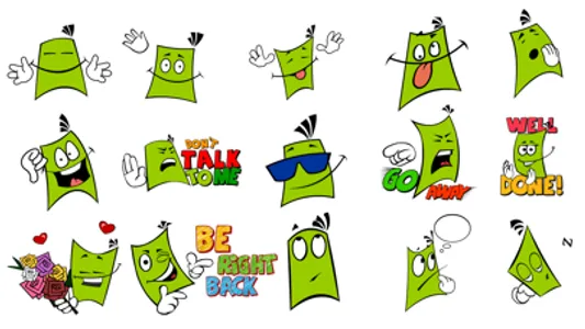 Comics Head Animated Stickers screenshot 1