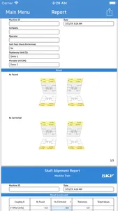 SKF Machine train alignment screenshot 4