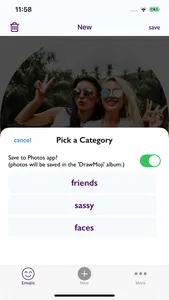 DrawMoji Emojis & Stickers screenshot 3