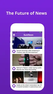 SumNews - Summarized News screenshot 0