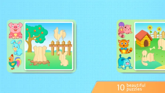 Puzzle for child - Farm screenshot 0