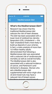 Mediterranean Diet - Lower Heart Disease Risk With Nutrition Receipts Tips screenshot 2