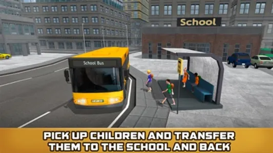City School Bus Driving Simulator screenshot 1