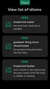 English Food Idioms screenshot 1