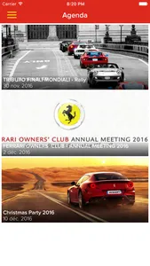 Ferrari Owners' Club screenshot 1