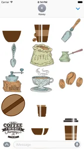 Coffee Sticker Pack screenshot 0