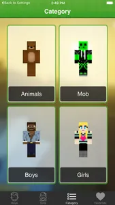skins for minecraft. screenshot 0