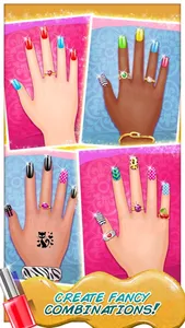 High School Nail Art Nail Salon - Girls Game! screenshot 2