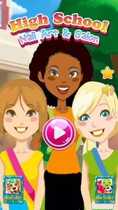 High School Nail Art Nail Salon - Girls Game! screenshot 4