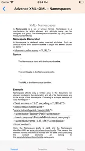 Tutorial for XML screenshot 3