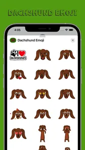 Dachshund Emoji screenshot 0