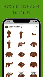 Dachshund Emoji screenshot 2