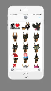 Doberman Pinscher Emoji screenshot 1