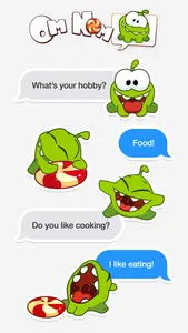 Om Nom Stickers screenshot 1