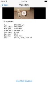 Video Info Viewer screenshot 1