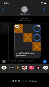 XOX - TicTacToe in Messages screenshot 1