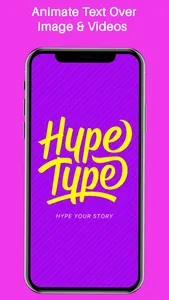 Hype-Type: Moving Text Photo-s screenshot 0