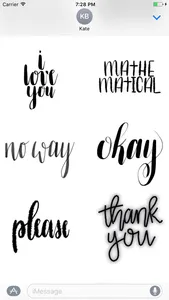 Take Heart Calligraphy Stickers screenshot 1