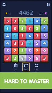 Match and Merge - Six board sizes number puzzle screenshot 2