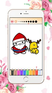 Coloring Book Christmas: Paint Santa,Gift,snowman screenshot 0