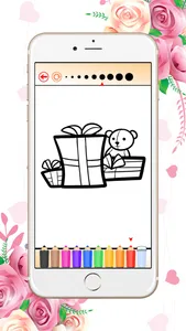 Coloring Book Christmas: Paint Santa,Gift,snowman screenshot 2