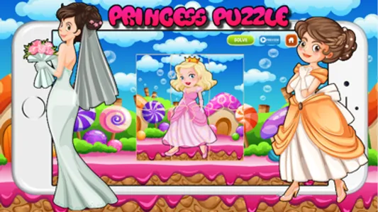 Princess Jigsaws Puzzles Free Kindergarten Online screenshot 0